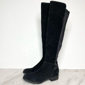 Blondo Presto Tall Black Suede Boot 8M